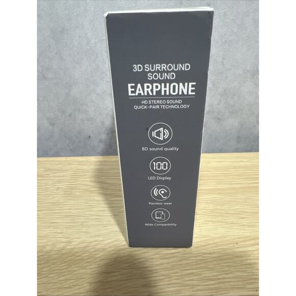 Model M75 3D Bluetooth Surround Sound Earbuds/earphones Brand New OPEN BOX - Picture 4 of 8